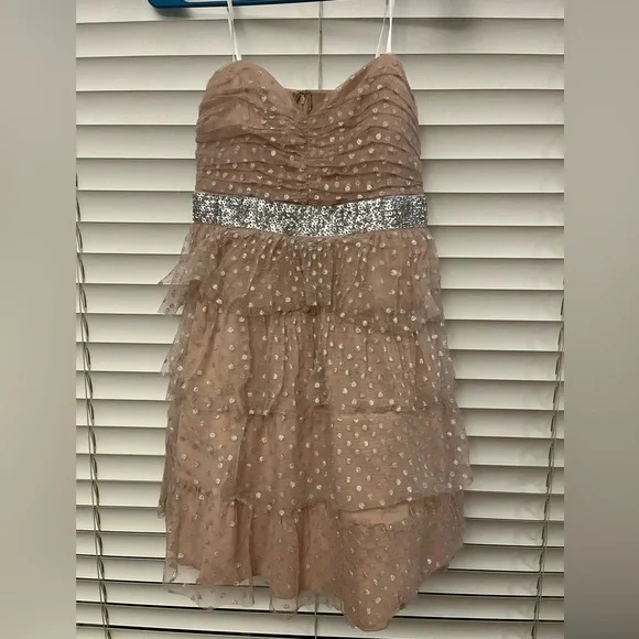 City Triangles | Dresses | Juniors City Triangles Strapless Dress Wruched  Waist Size 9 | Poshmark